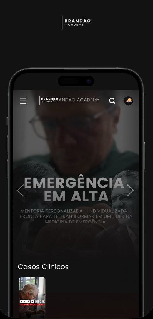 Brandão Academy no celular