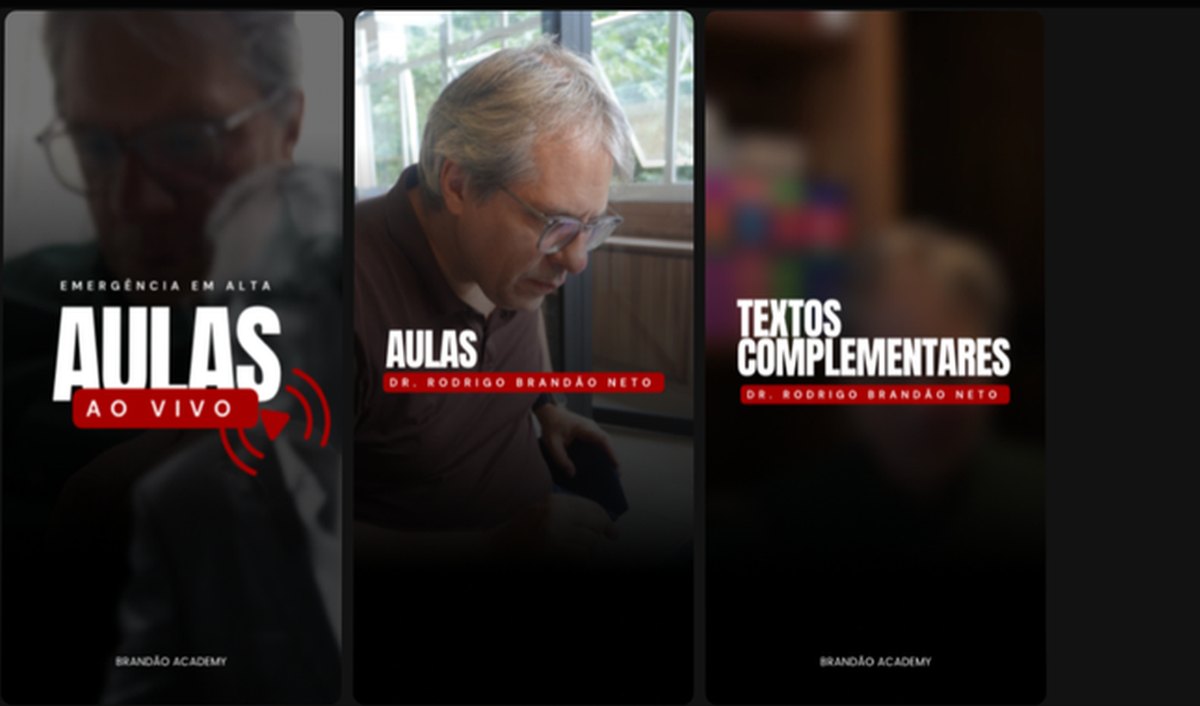 Acervo da plataforma Brandão Academy