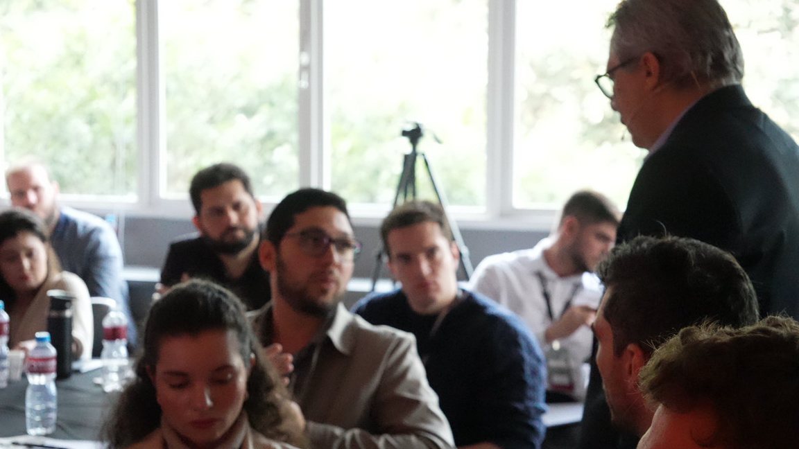 Mentorados durante um encontro do Brandão Club