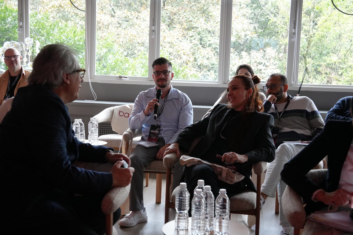 Roda de conversa durante uma imersão